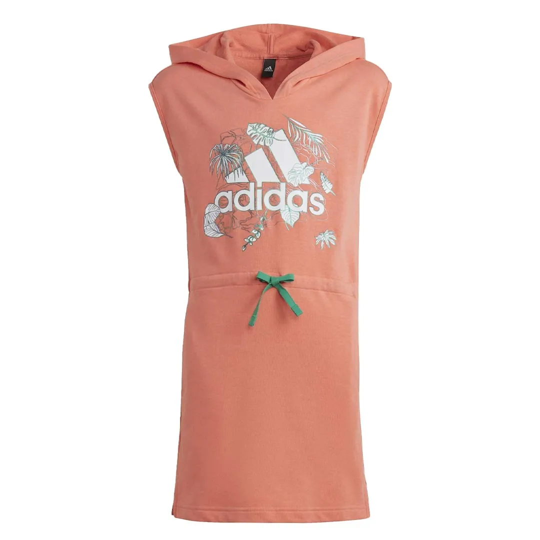 adidas - Girls' (Junior) Summerglam Hooded Graphic Dress (HR5836)