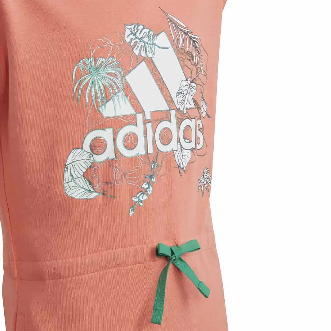 adidas - Girls' (Junior) Summerglam Hooded Graphic Dress (HR5836)
