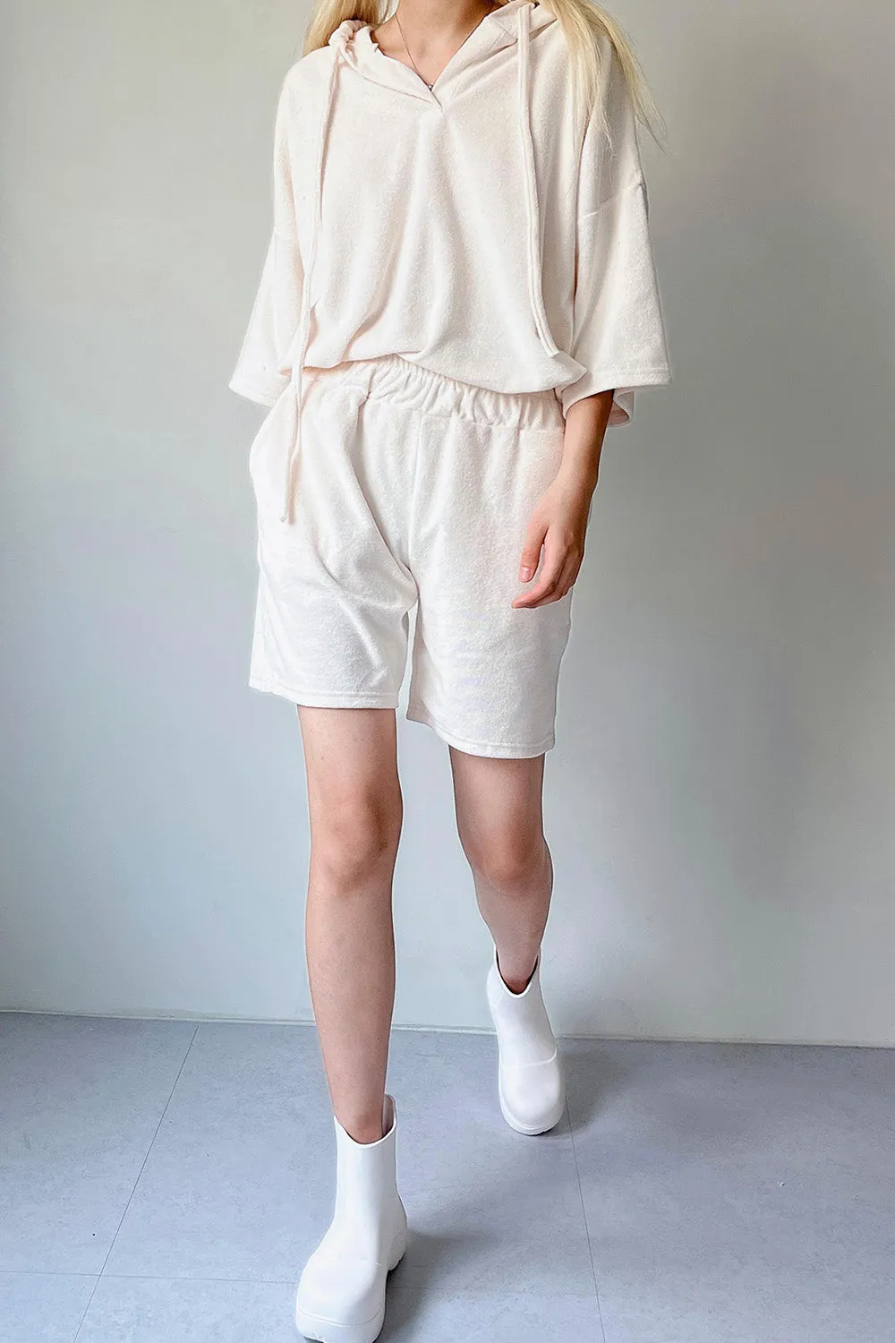 Alice Hooded Terry Top