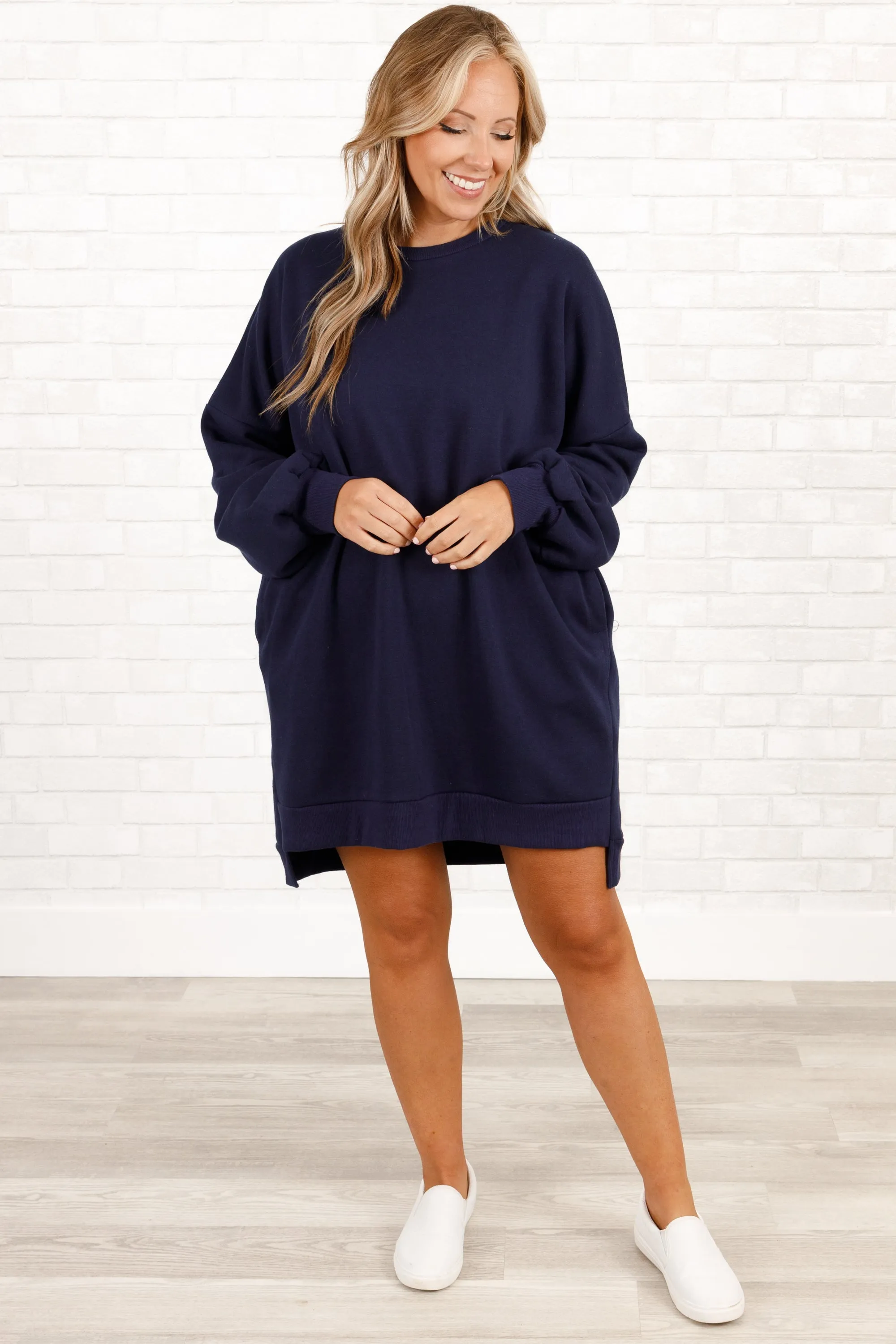 Always In Style Tunic, Navy