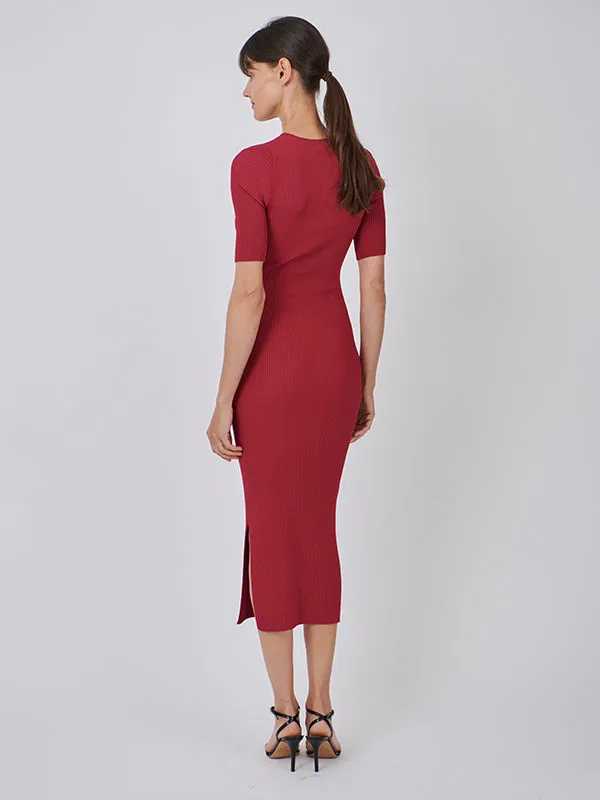 Argolis Dress in Syrah