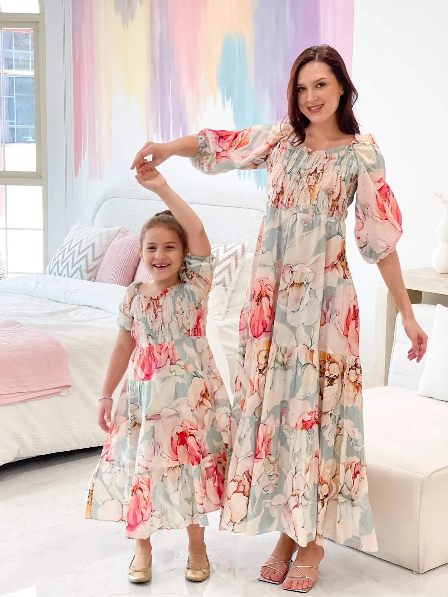 Azure Smock Dress