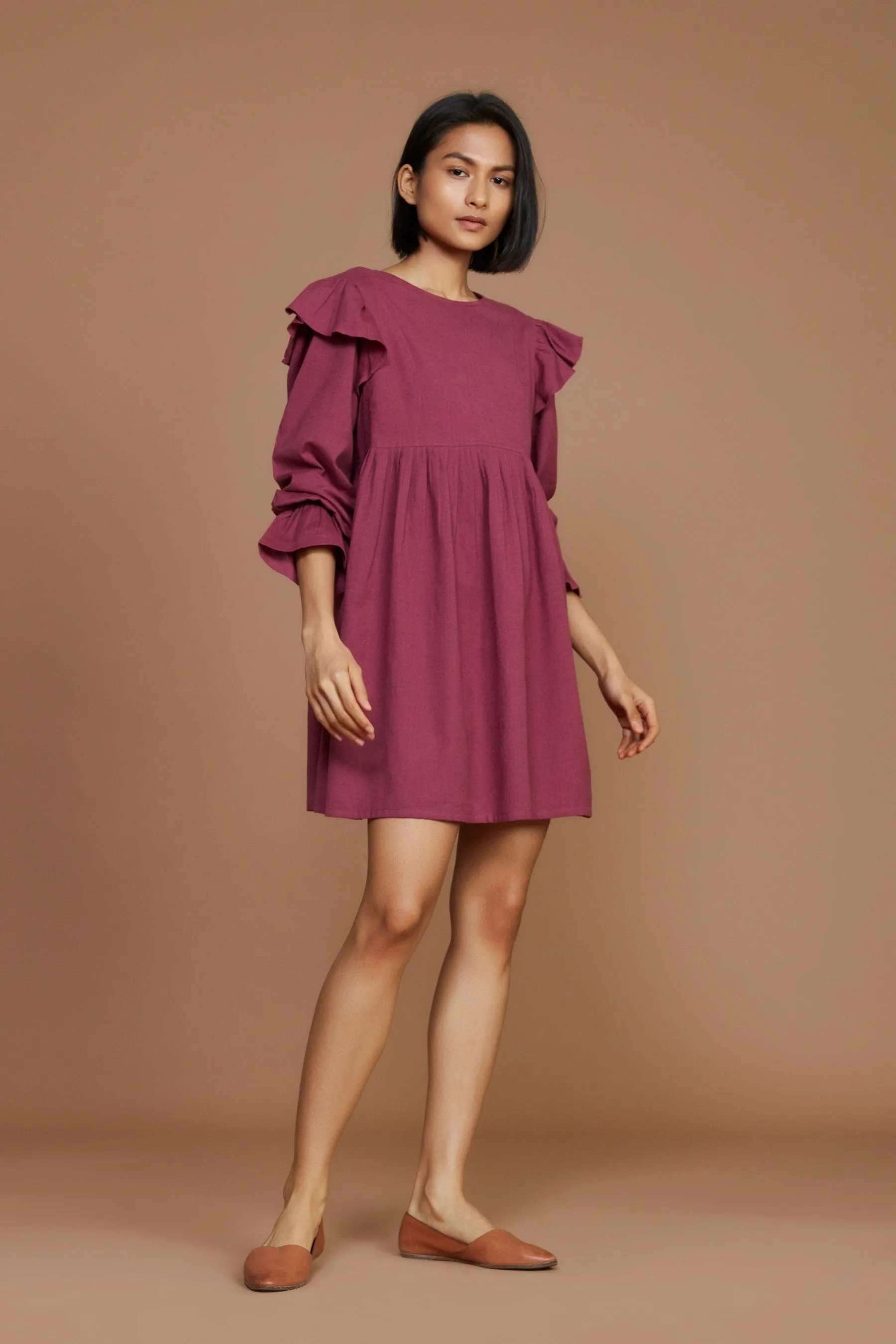 Baliza Mauve Short Dress