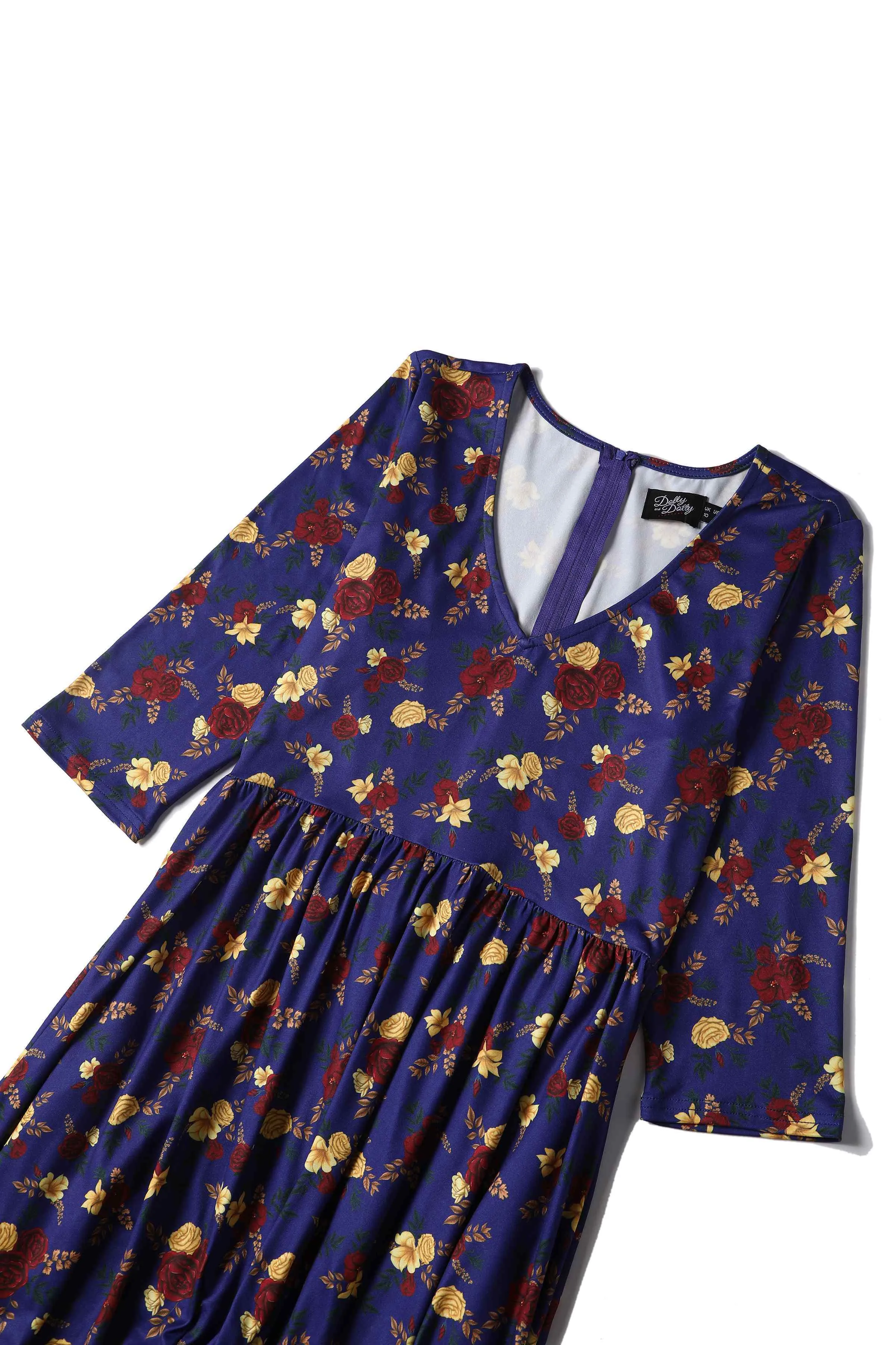 Billie Winter Floral Flared Dress