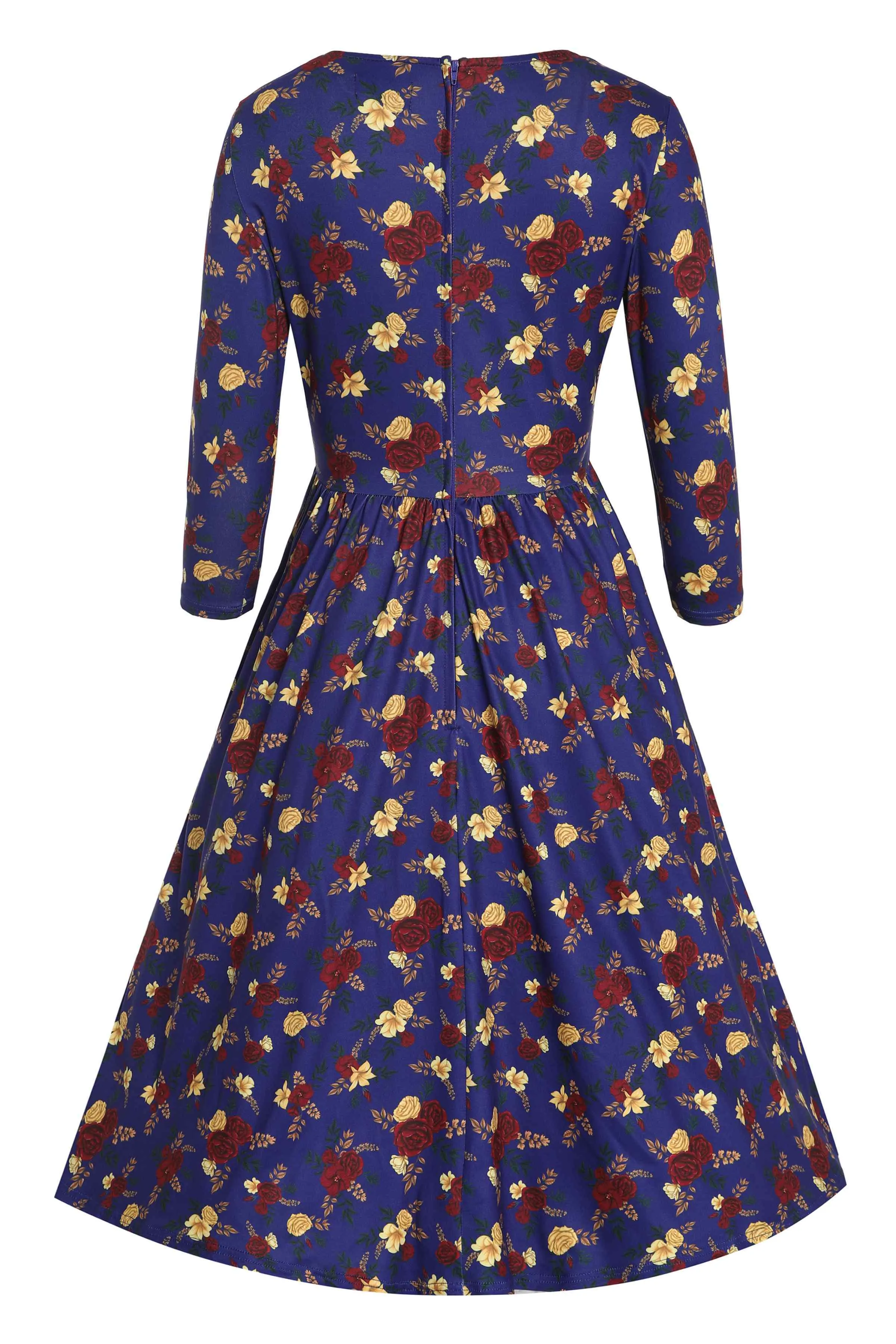 Billie Winter Floral Flared Dress