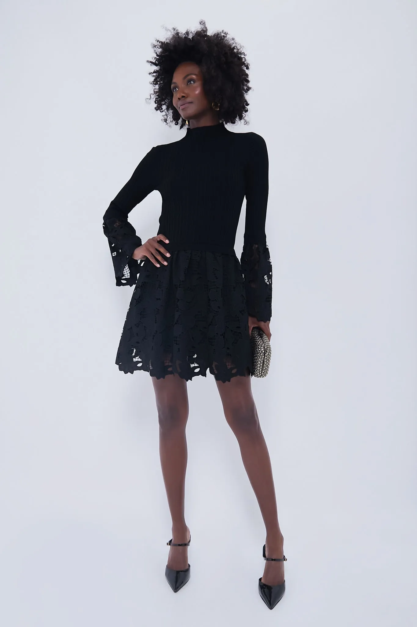 Black Matilde Mini Dress