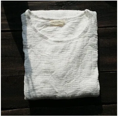 Casual Long Sleeve Cotton Linen Dresses for Women