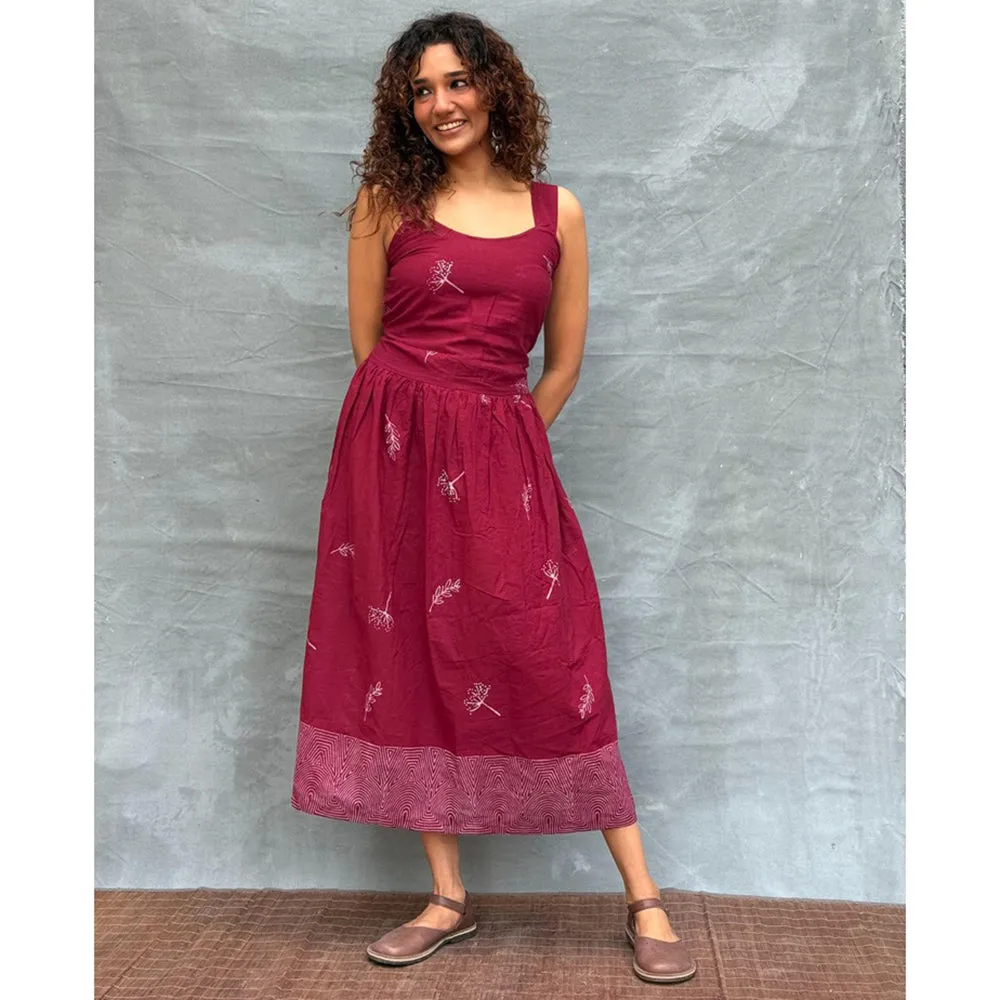 Chidiyaa Soil River song printed Cotton Dress