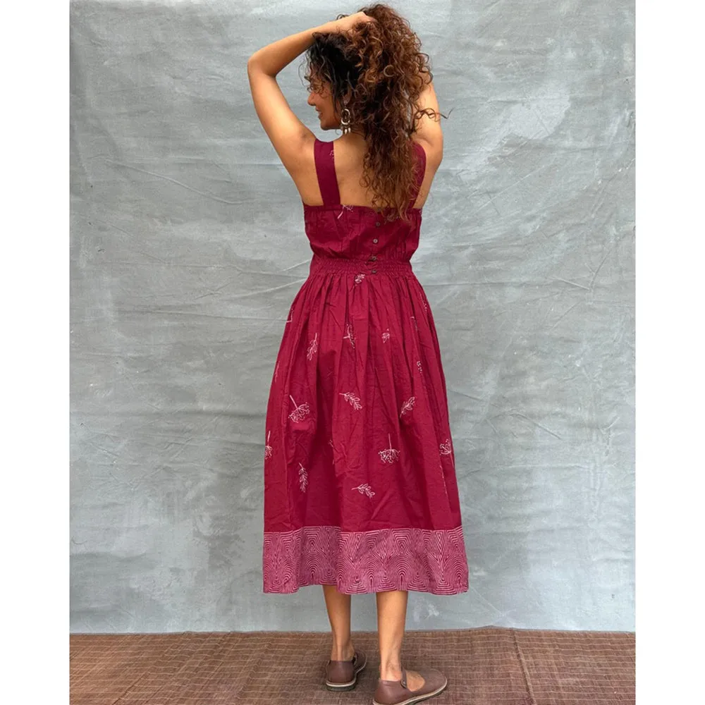 Chidiyaa Soil River song printed Cotton Dress