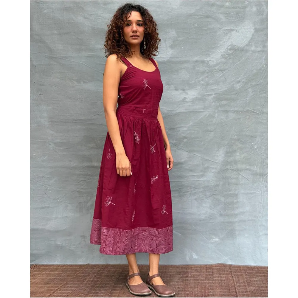 Chidiyaa Soil River song printed Cotton Dress
