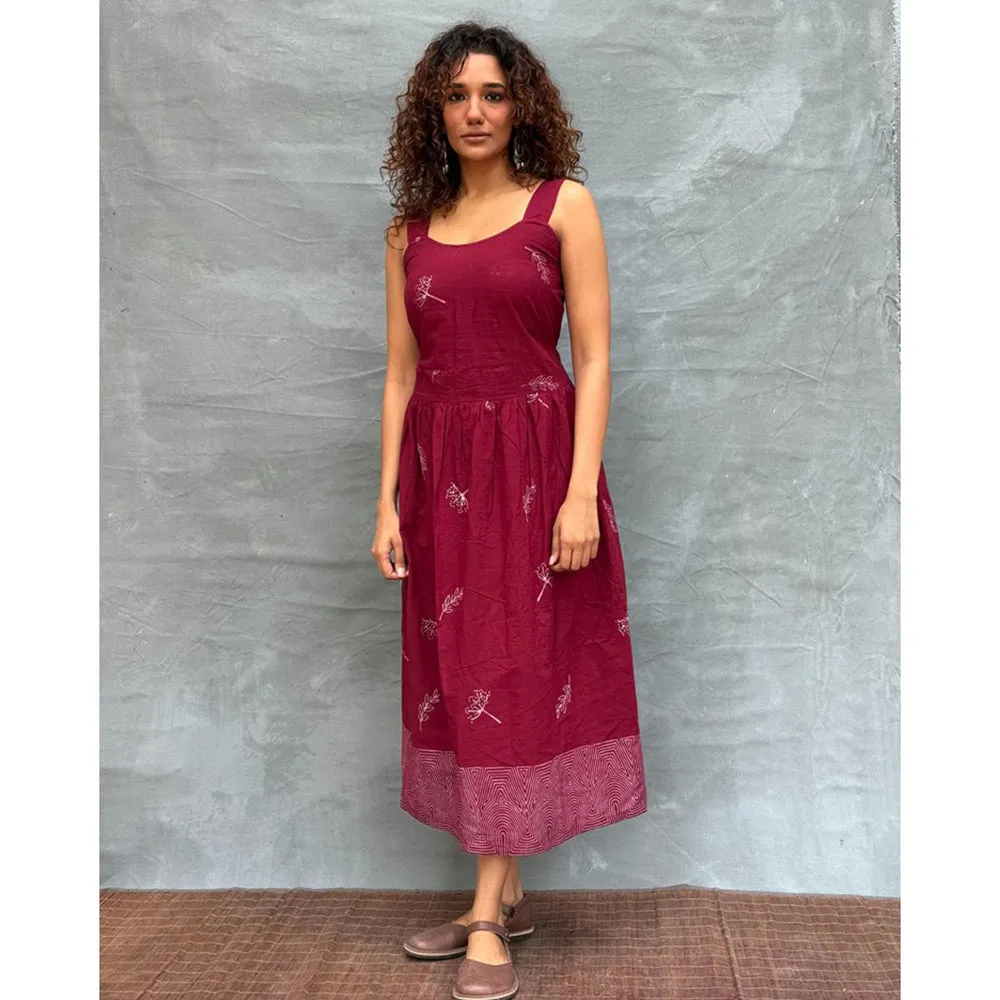 Chidiyaa Soil River song printed Cotton Dress