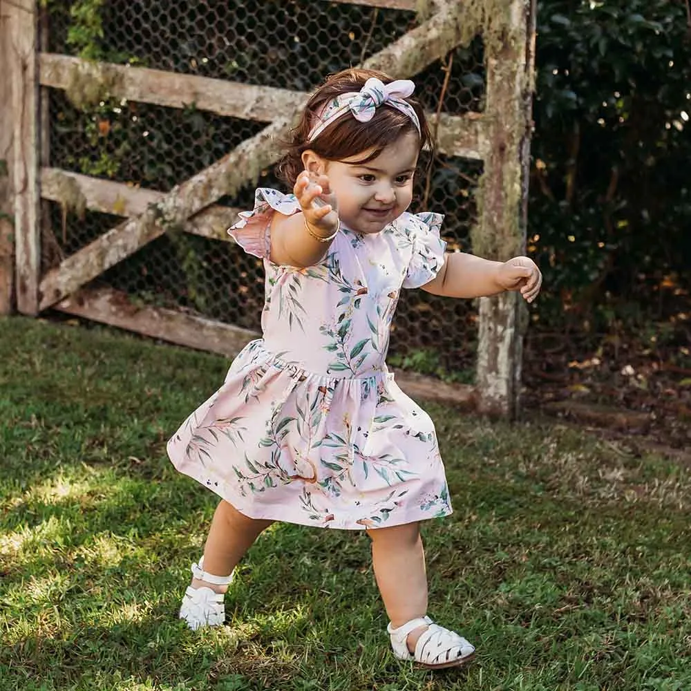 Cockatoo Short Sleeve Organic Dress