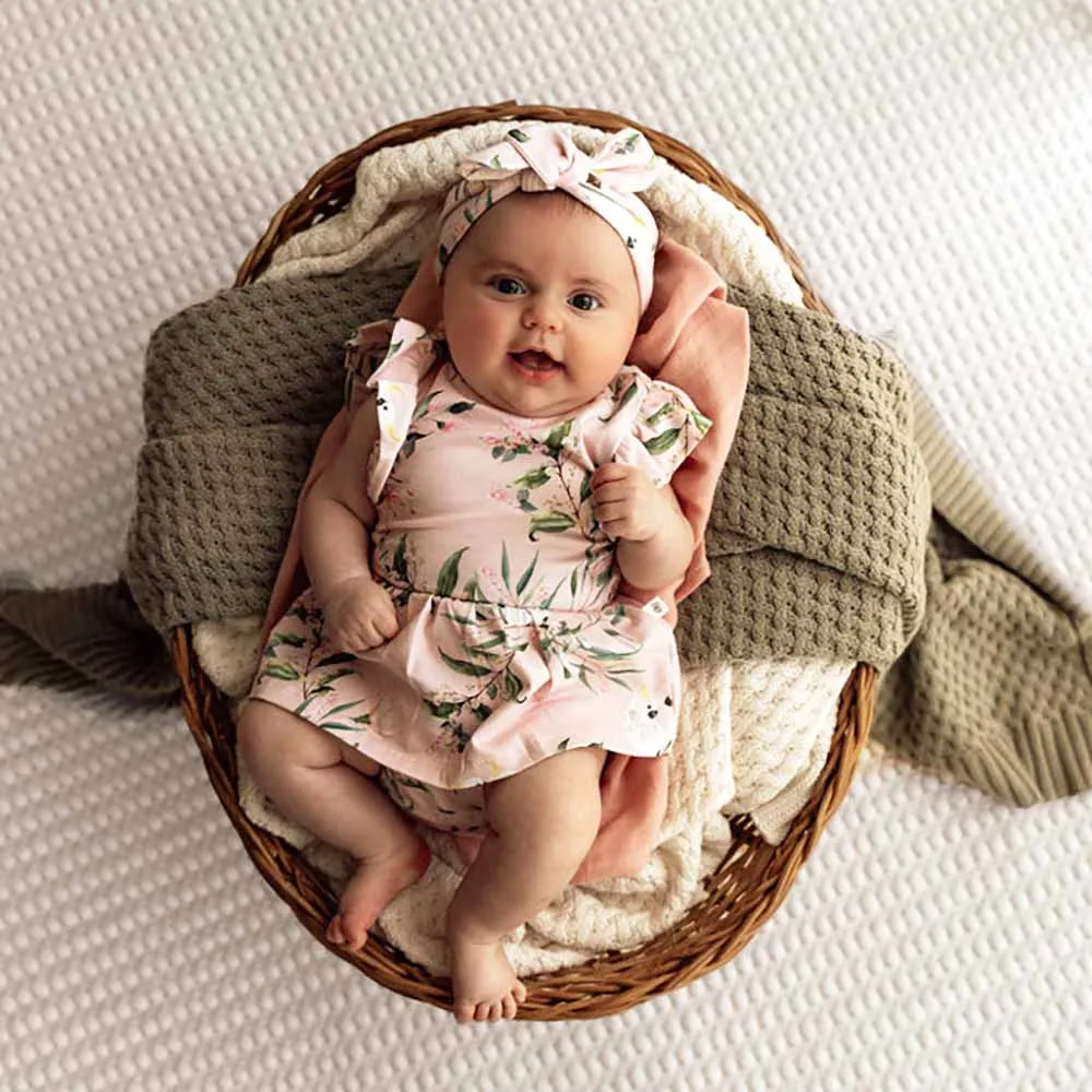 Cockatoo Short Sleeve Organic Dress