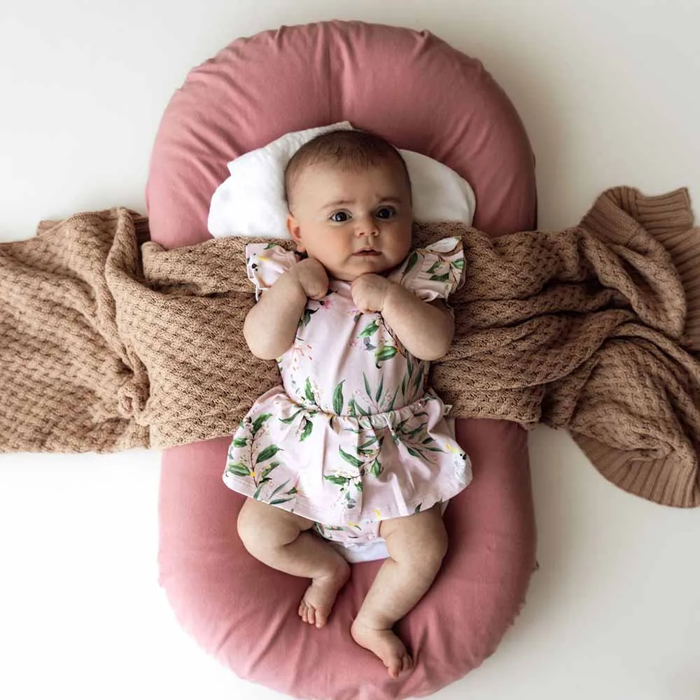 Cockatoo Short Sleeve Organic Dress