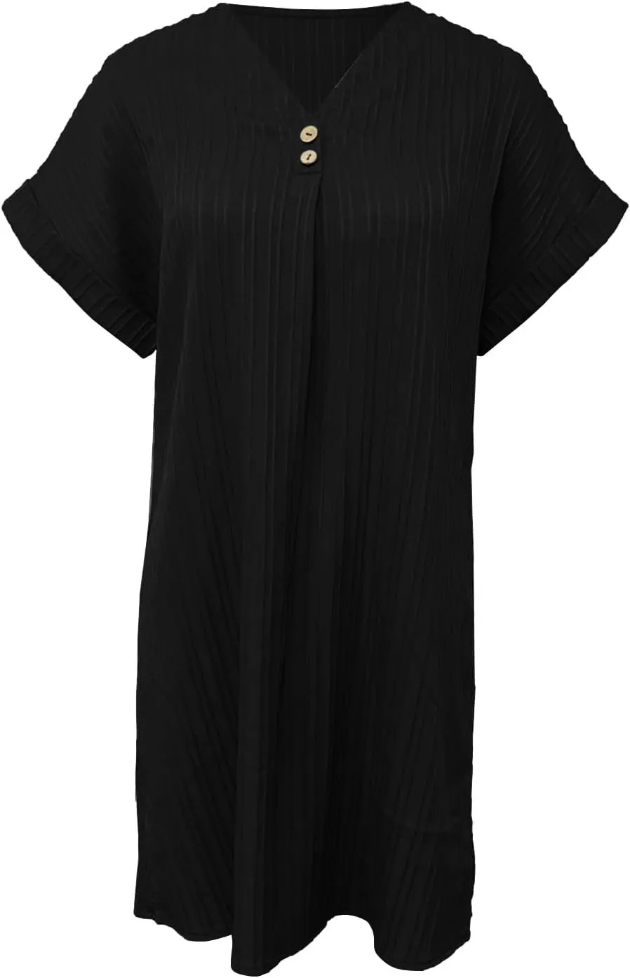 Cotton Linen Dress Womens 2025 Button Down Summer Dress Spring Flutter Sleeve Plus Size Beach A Line Casual Dress