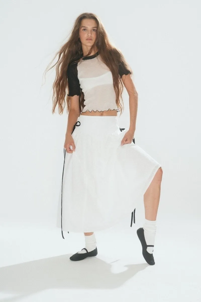 Eliza Faulkner Ruth Tee (Black & White)