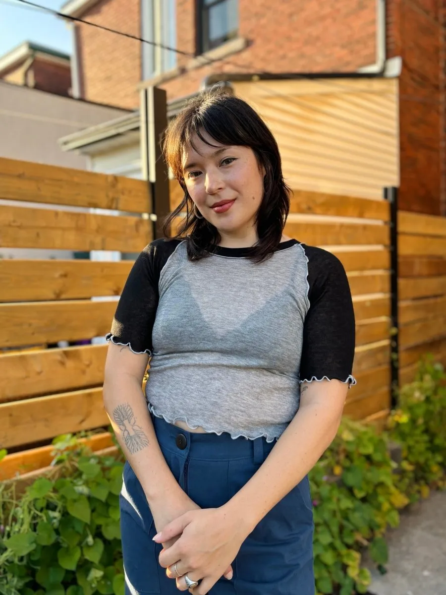 Eliza Faulkner Ruth Tee (Grey Black)