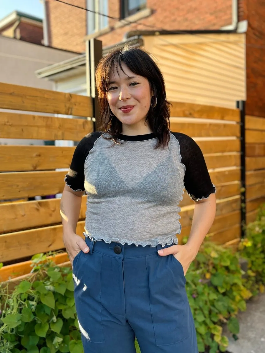 Eliza Faulkner Ruth Tee (Grey Black)
