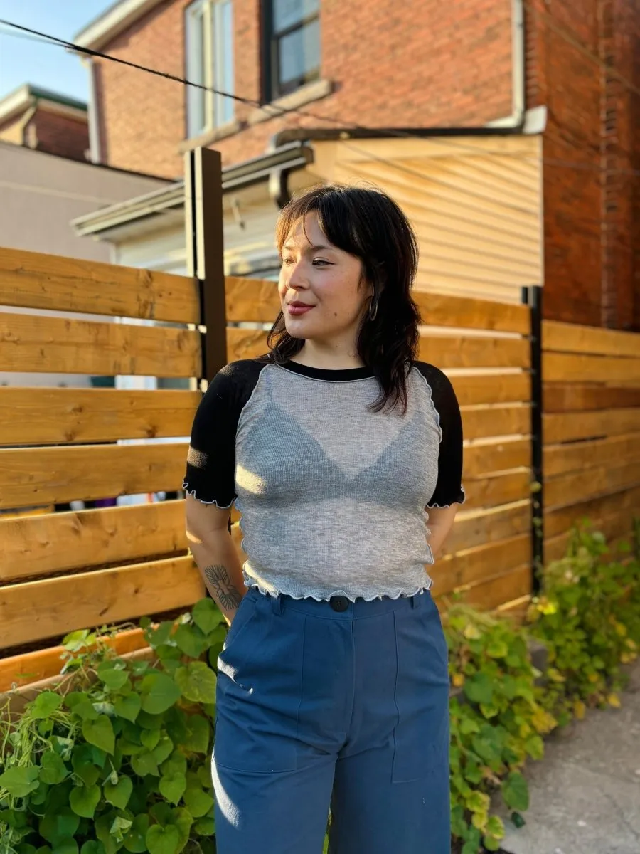 Eliza Faulkner Ruth Tee (Grey Black)