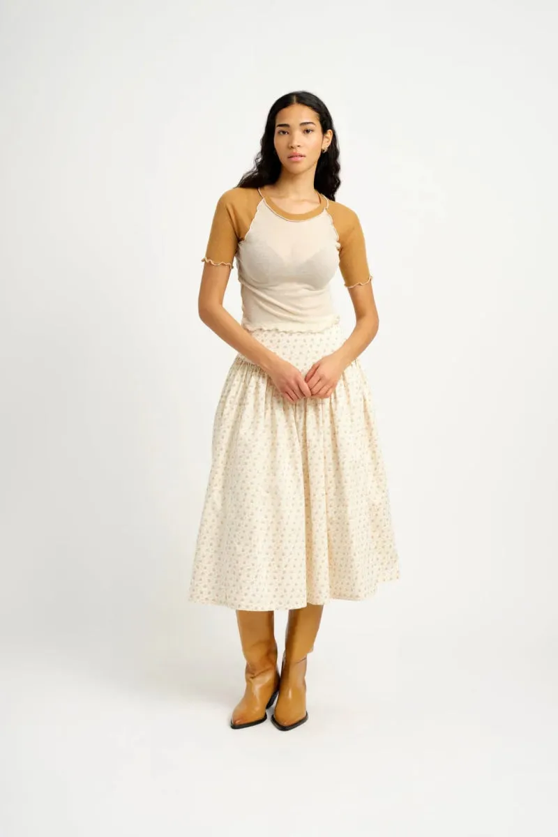 Eliza Faulkner Ruth Tee (Off-White Camel)