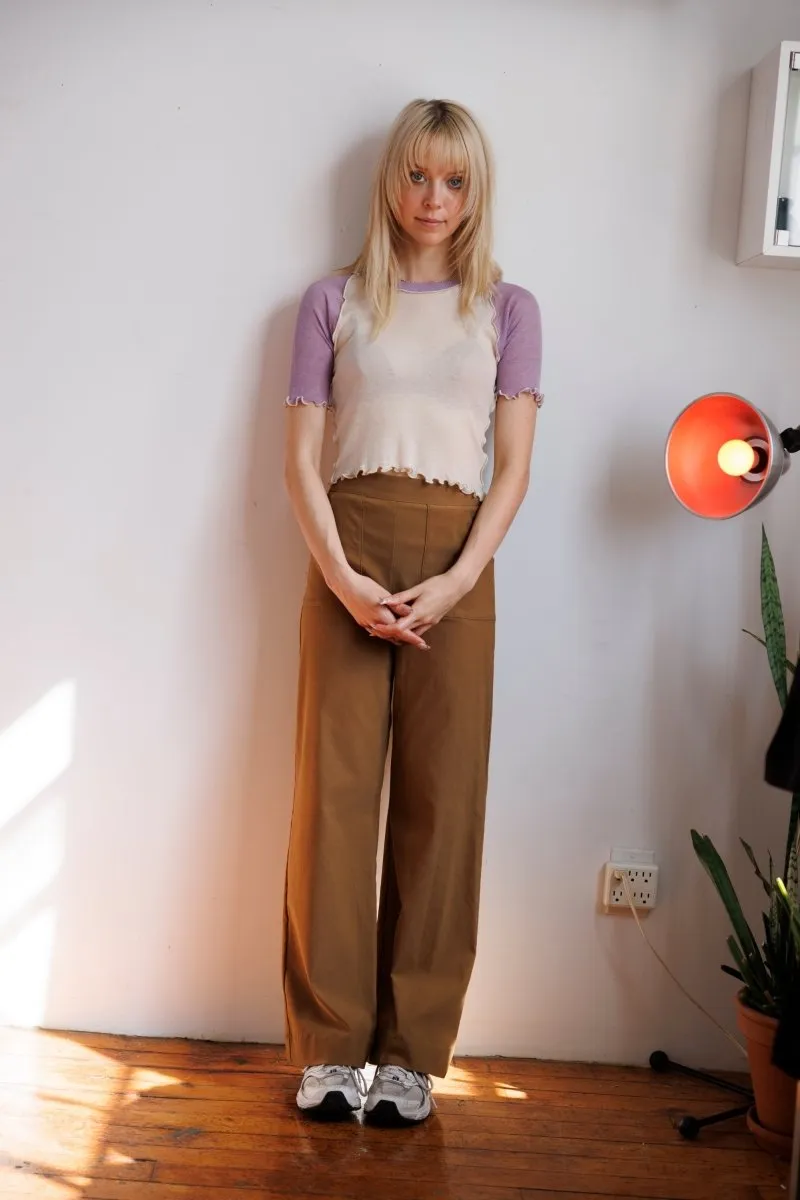 Eliza Faulkner Ruth Tee (Off-White Lilac)