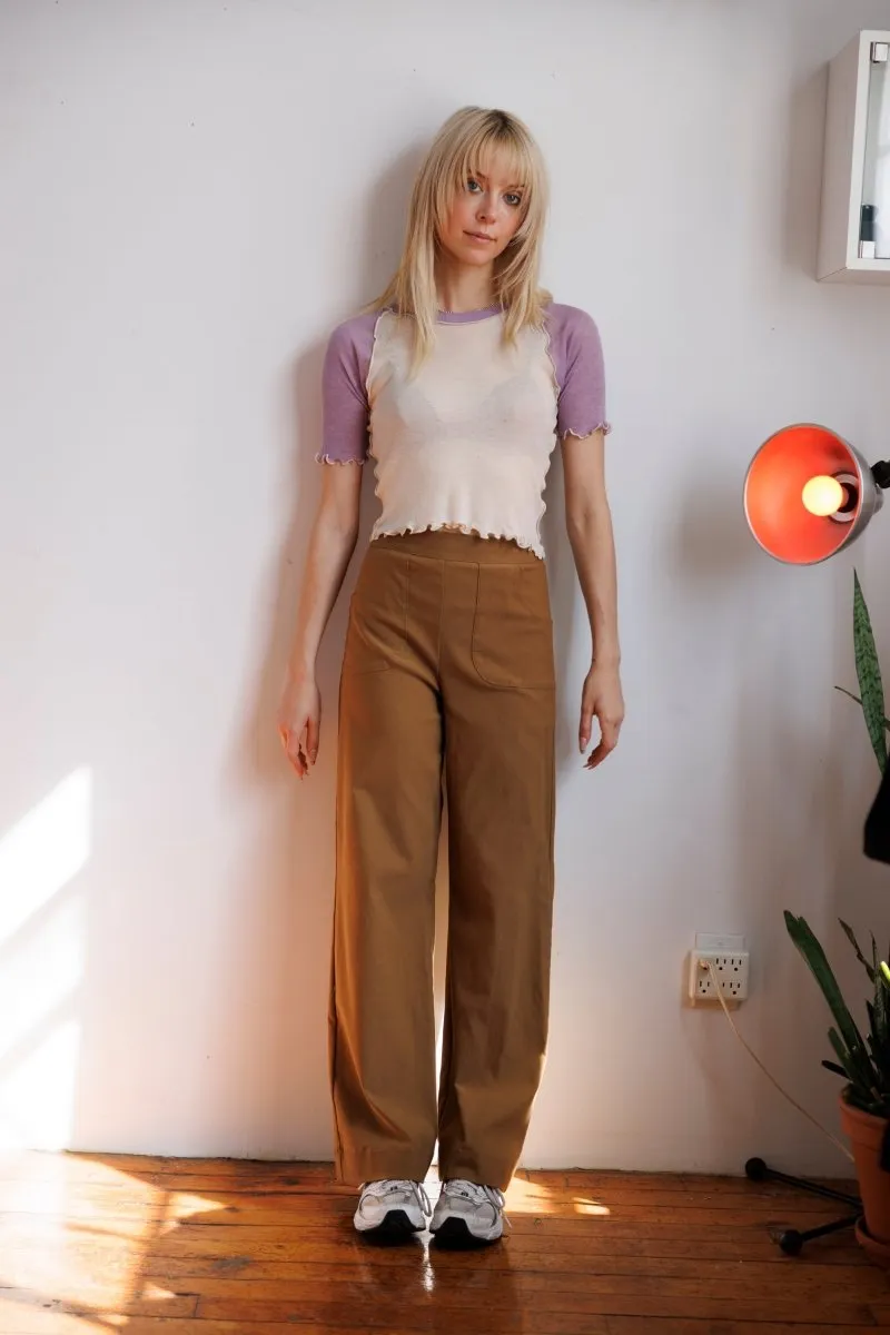 Eliza Faulkner Ruth Tee (Off-White Lilac)