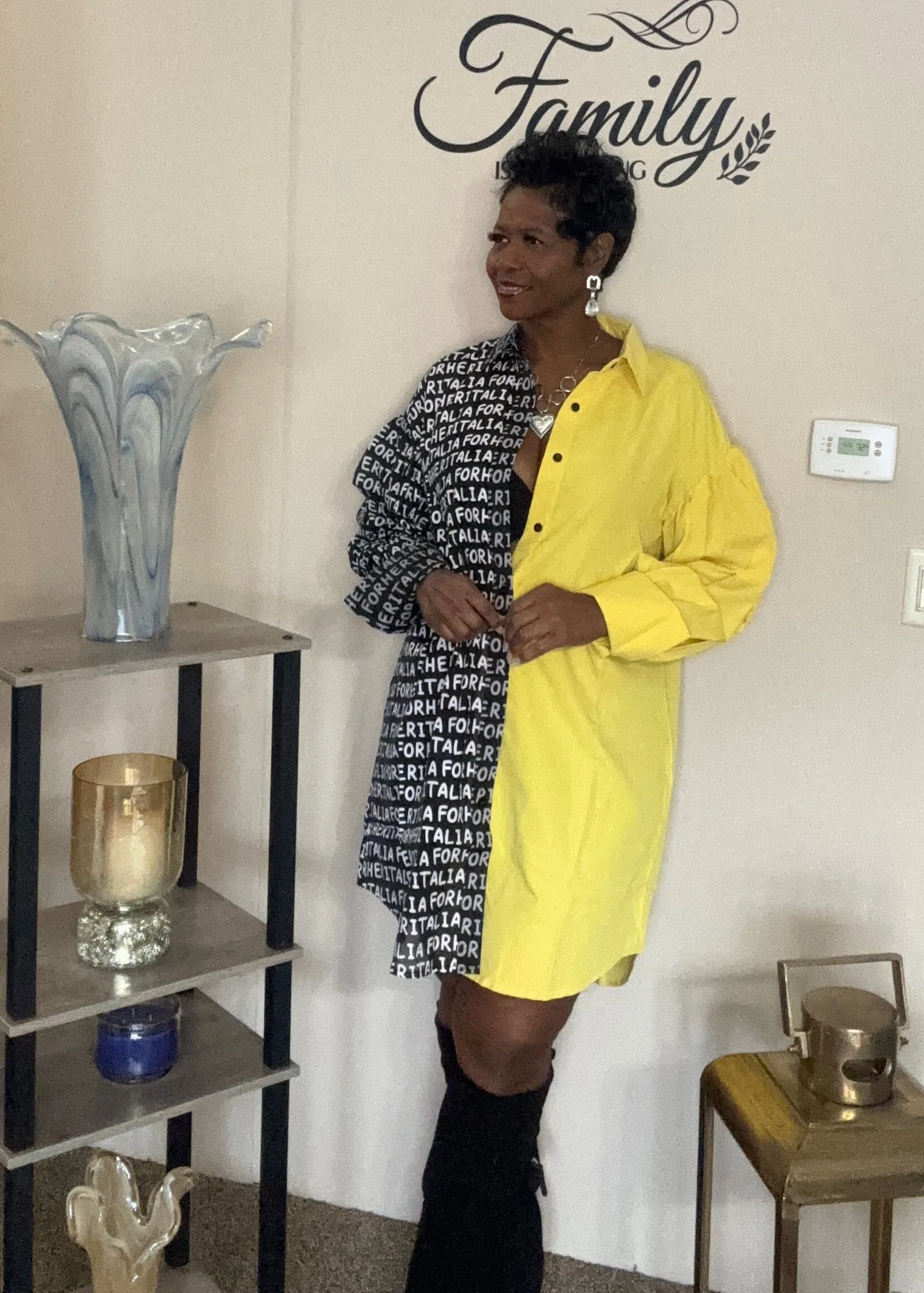 Erika has 2sides tunic top