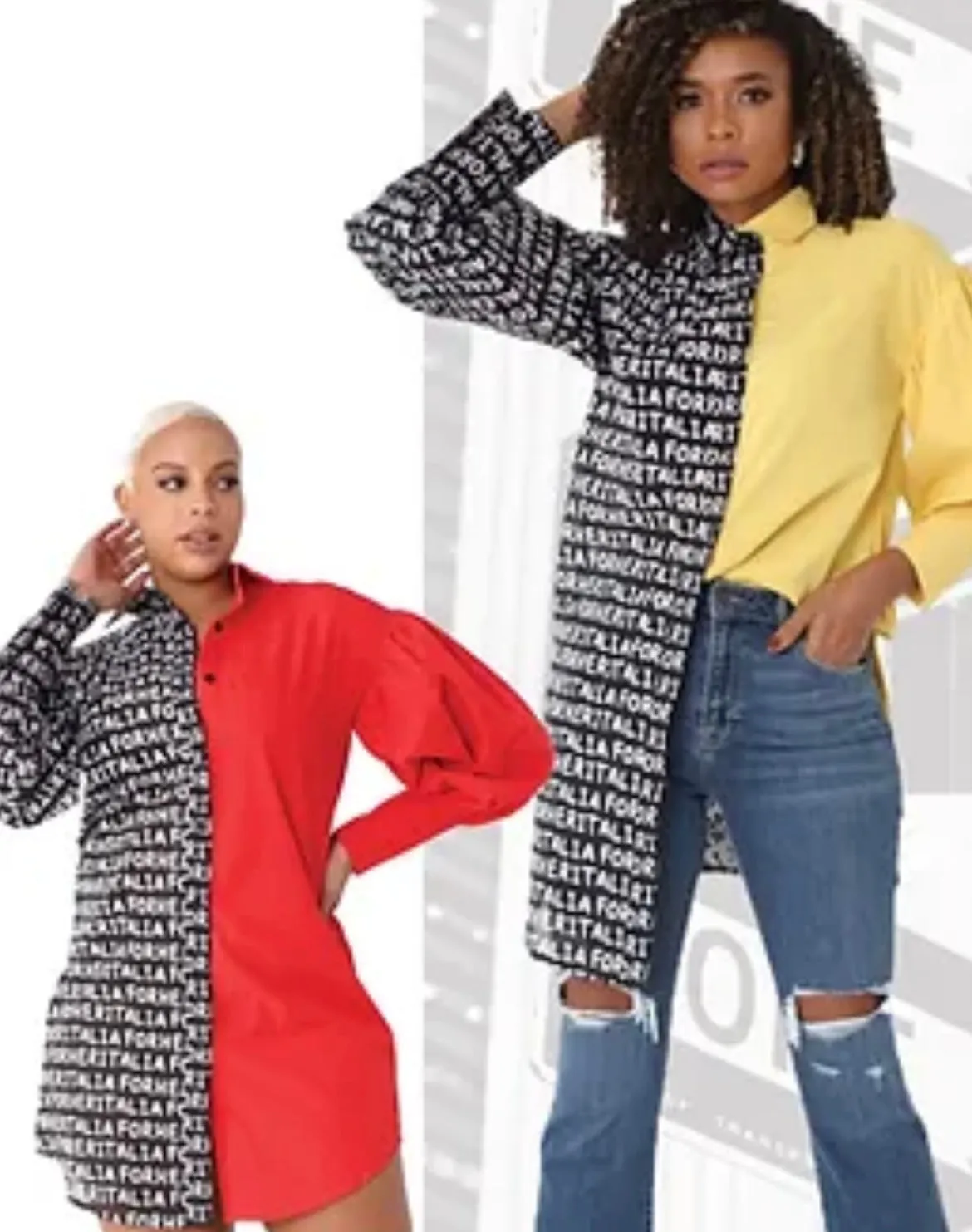 Erika has 2sides tunic top