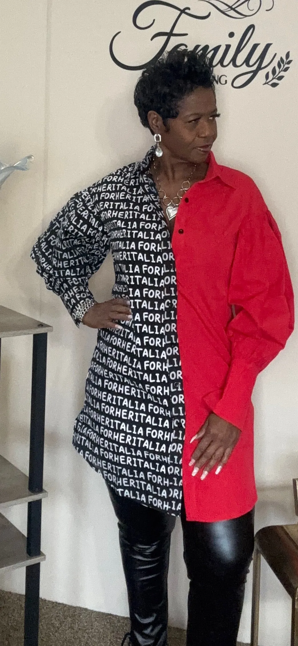 Erika has 2sides tunic top