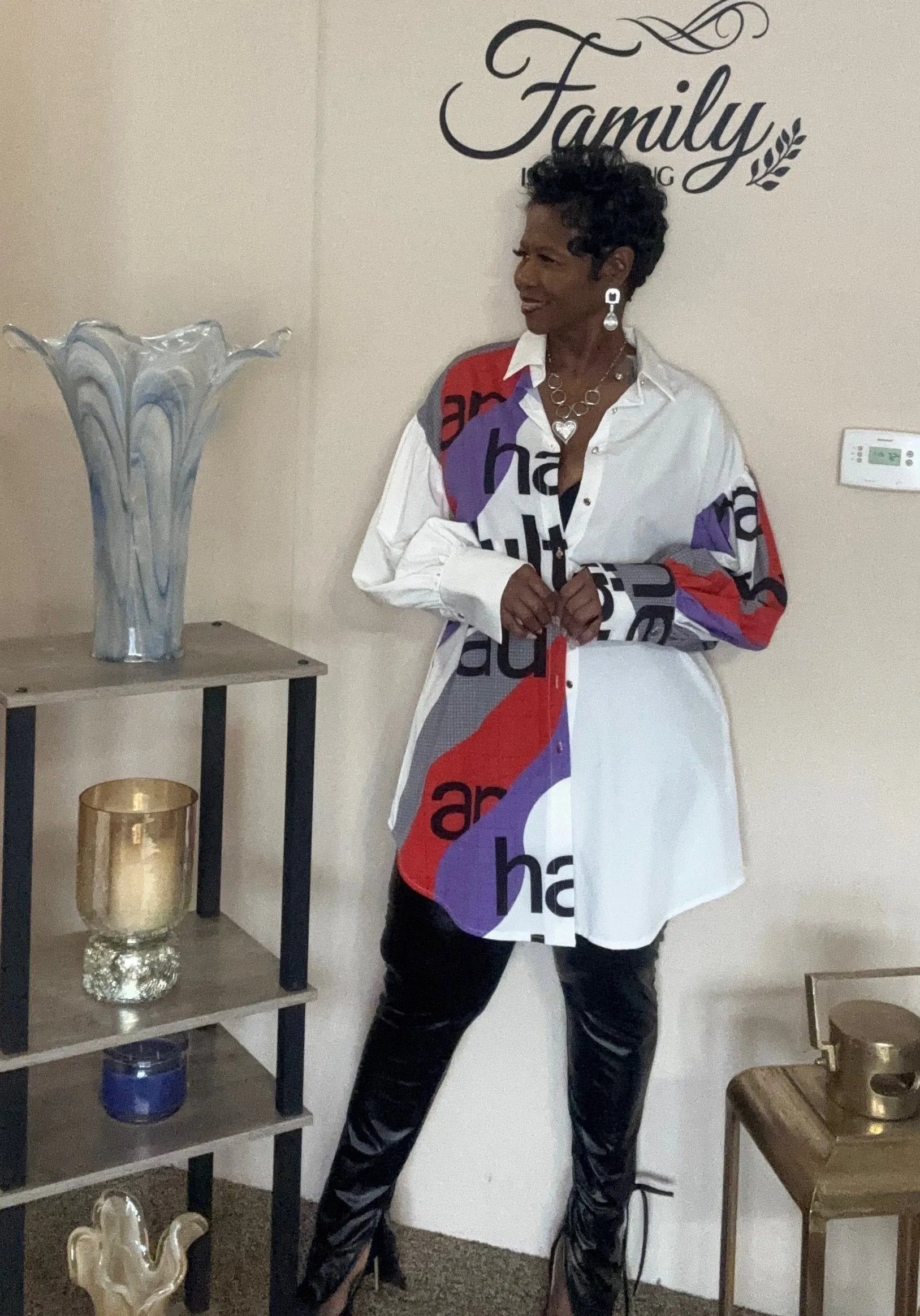 Erika has 2sides tunic top