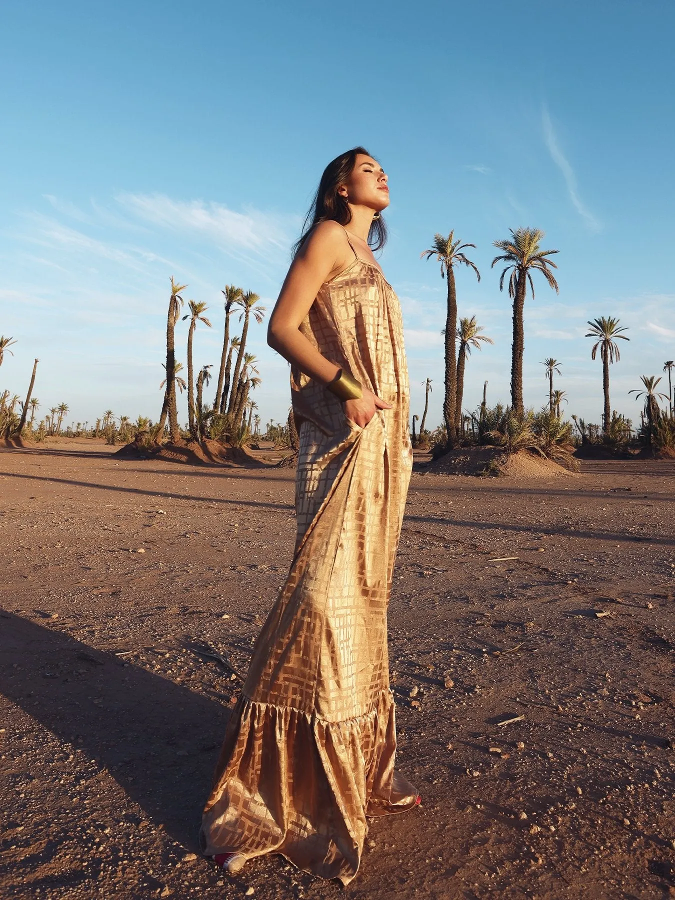 Fari Dress - Dhaw Gold