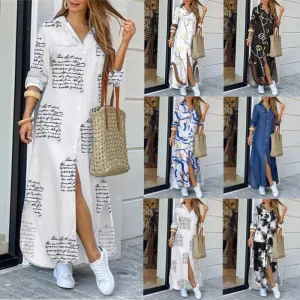 Fashionable Sexy Shirt Dress For Ladies