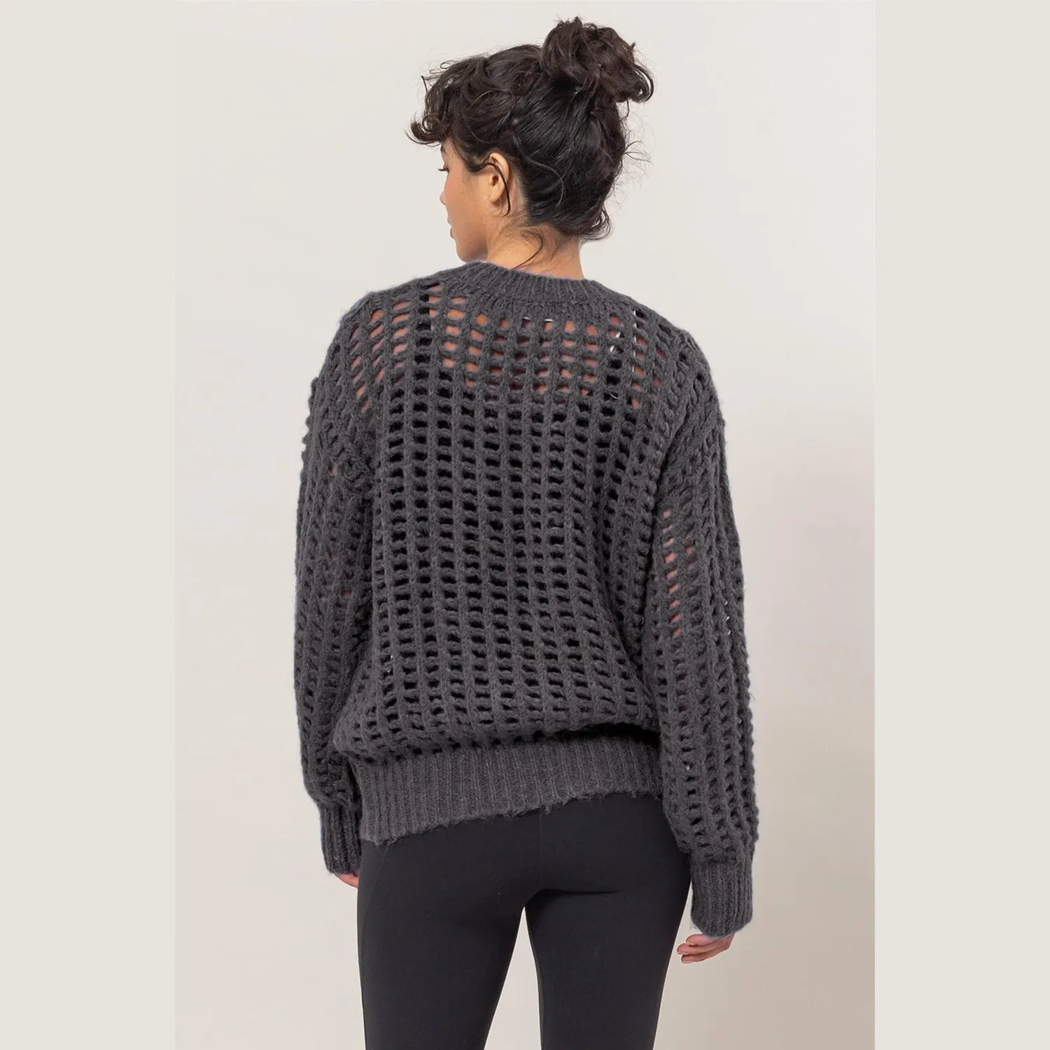 Gemma Openwork Knit Cover Up
