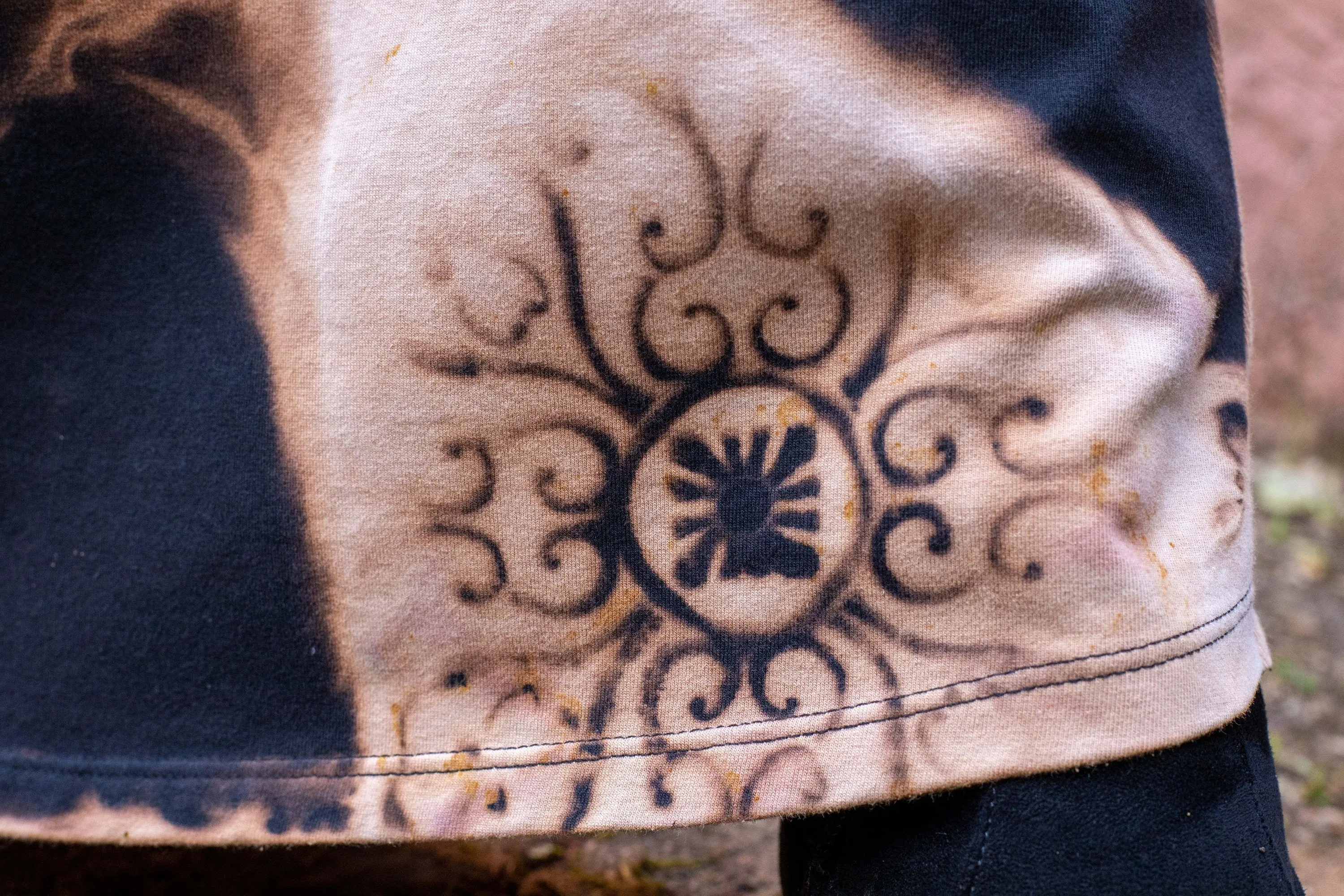 Hand Dyed Shibori Maxi Dress