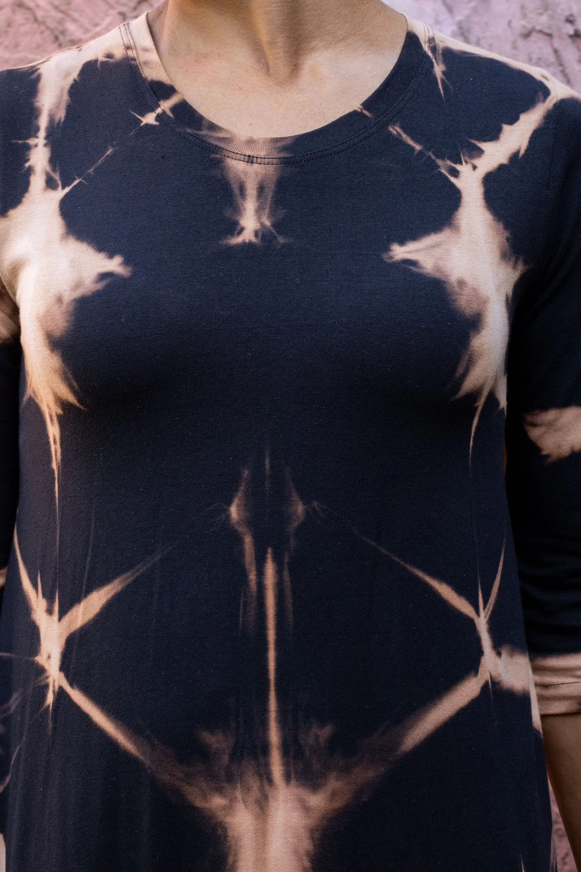 Hand Dyed Shibori Maxi Dress