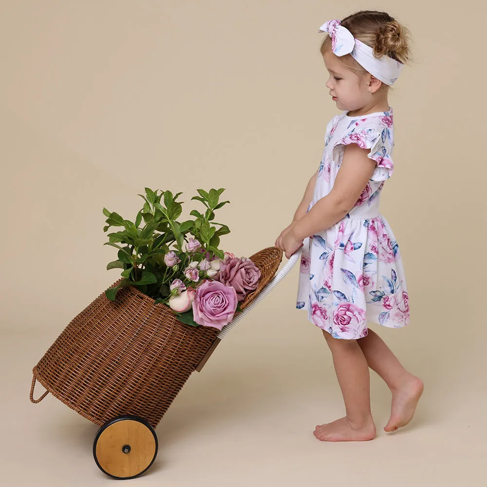 Lilac Skies Short Sleeve Organic Dress