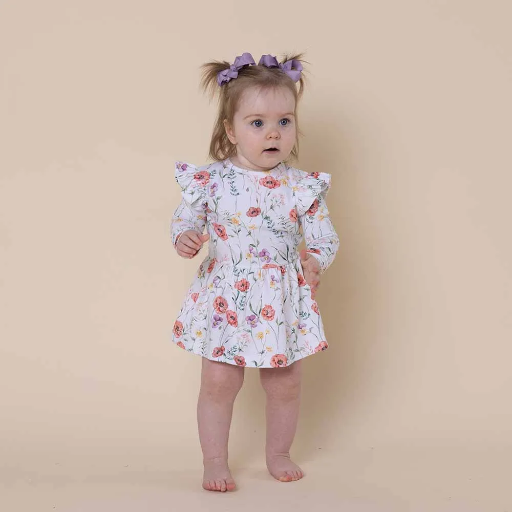 Meadow Long Sleeve Organic Dress