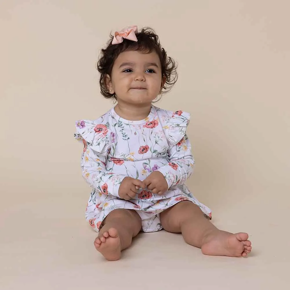 Meadow Long Sleeve Organic Dress