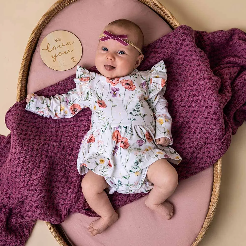 Meadow Long Sleeve Organic Dress