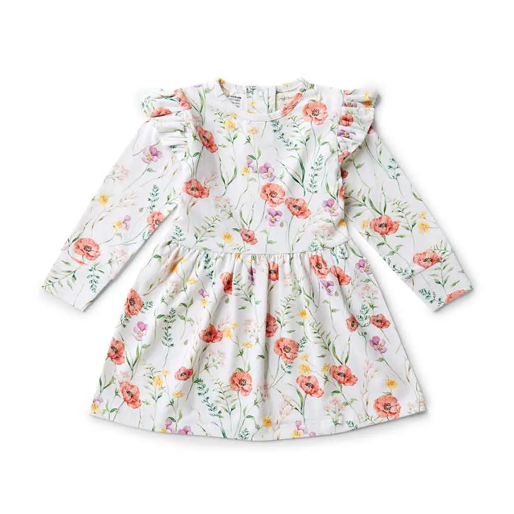 Meadow Long Sleeve Organic Dress