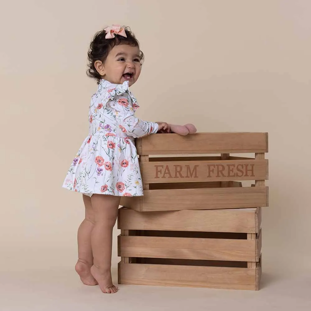 Meadow Long Sleeve Organic Dress