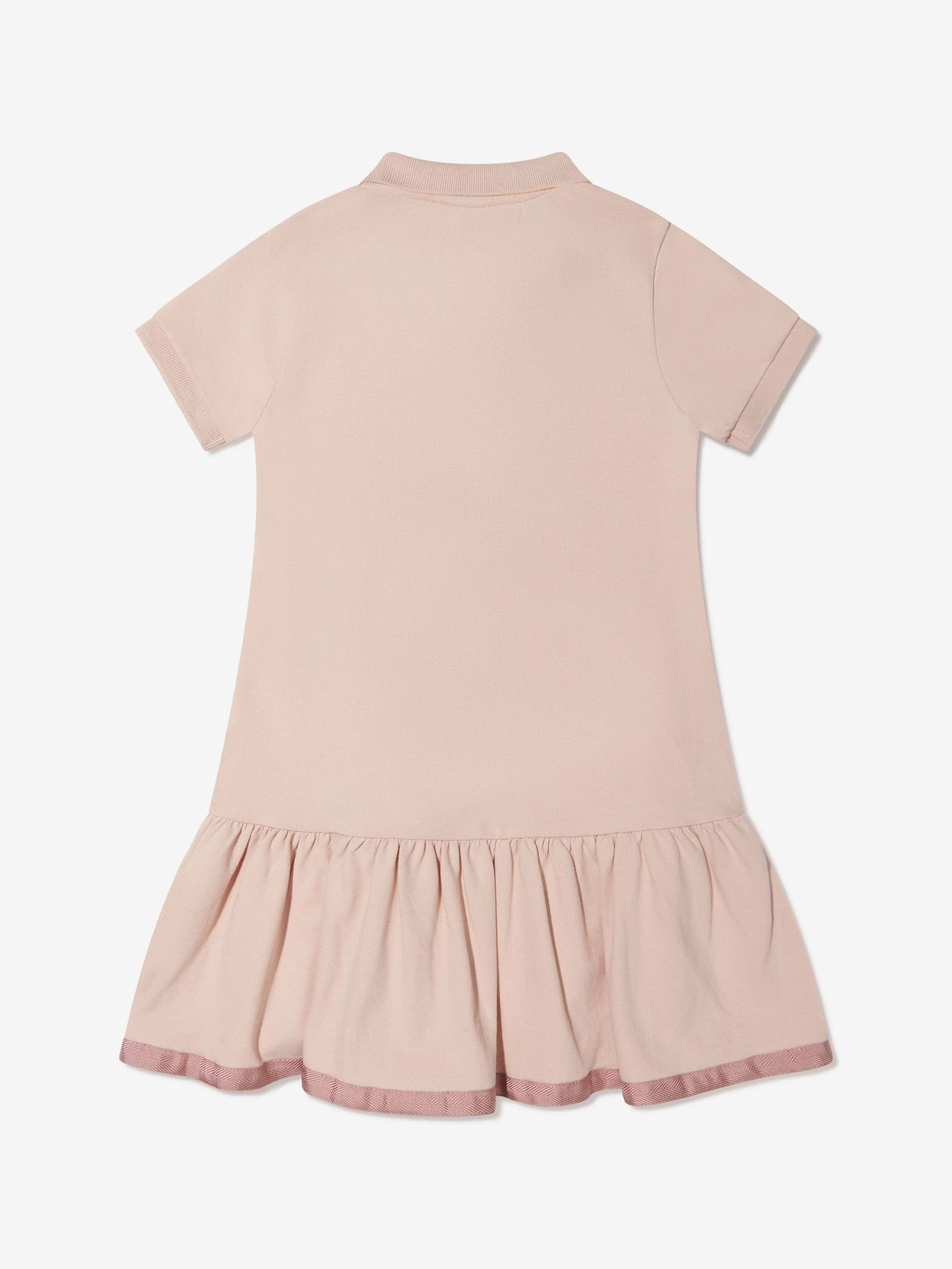 Moncler Enfant Girls Polo Dress in Pink
