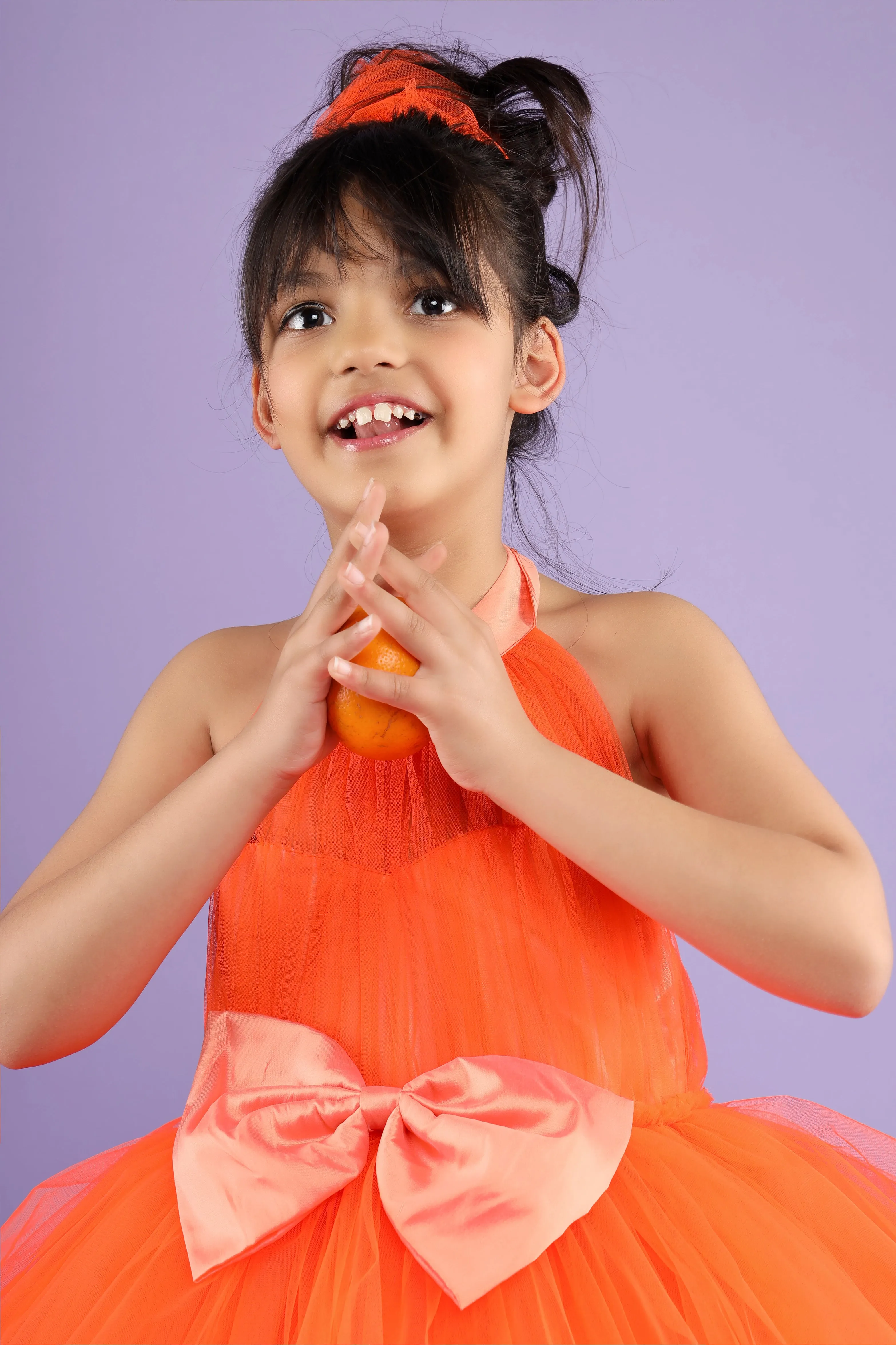Orange Pulp Mini Dress