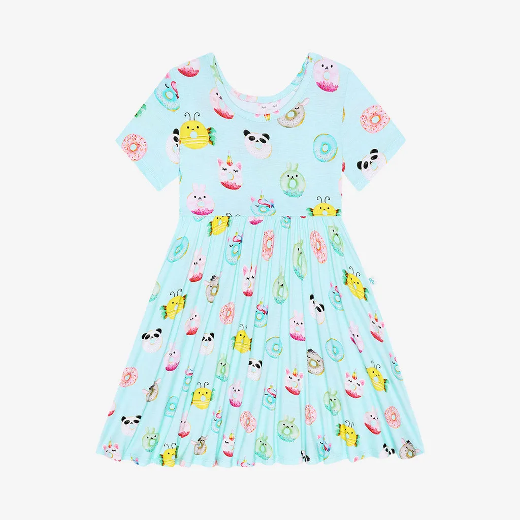 Posh Peanut Donuts S/S Basic Twirl Dress