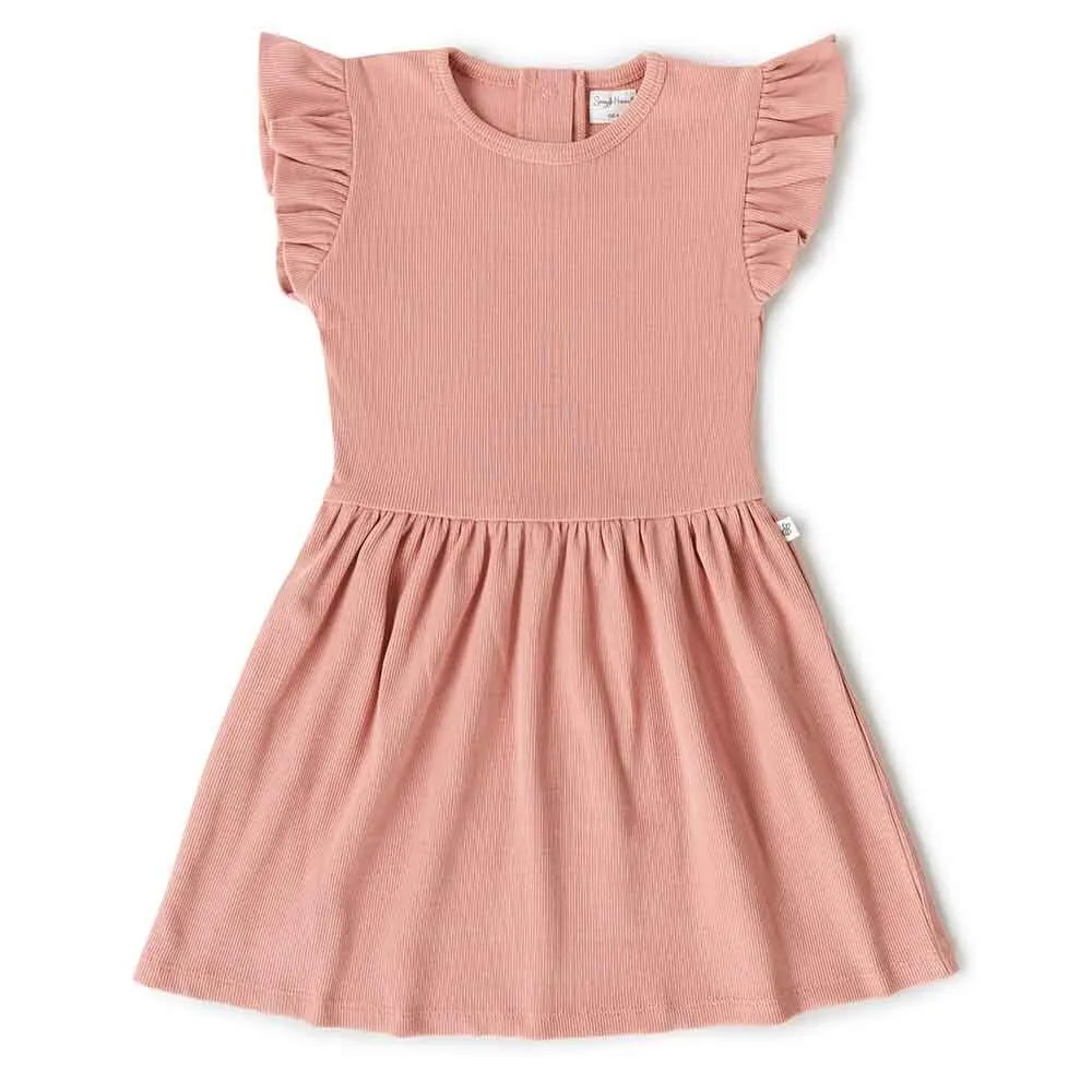 Rose Short Sleeve Organic Dress