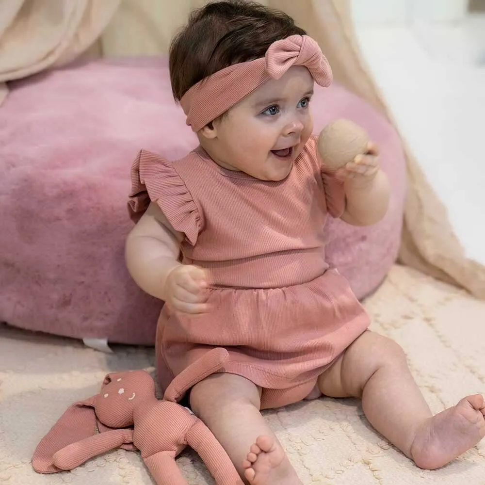 Rose Short Sleeve Organic Dress