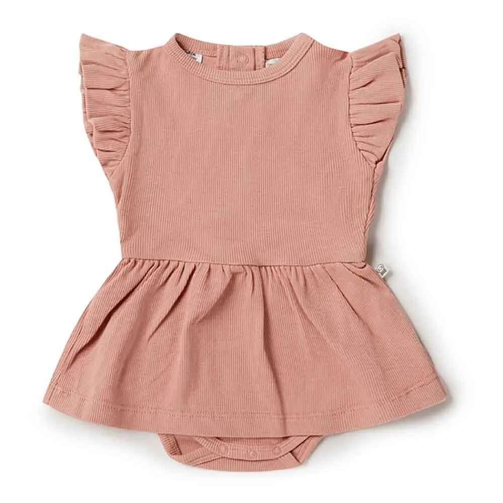 Rose Short Sleeve Organic Dress
