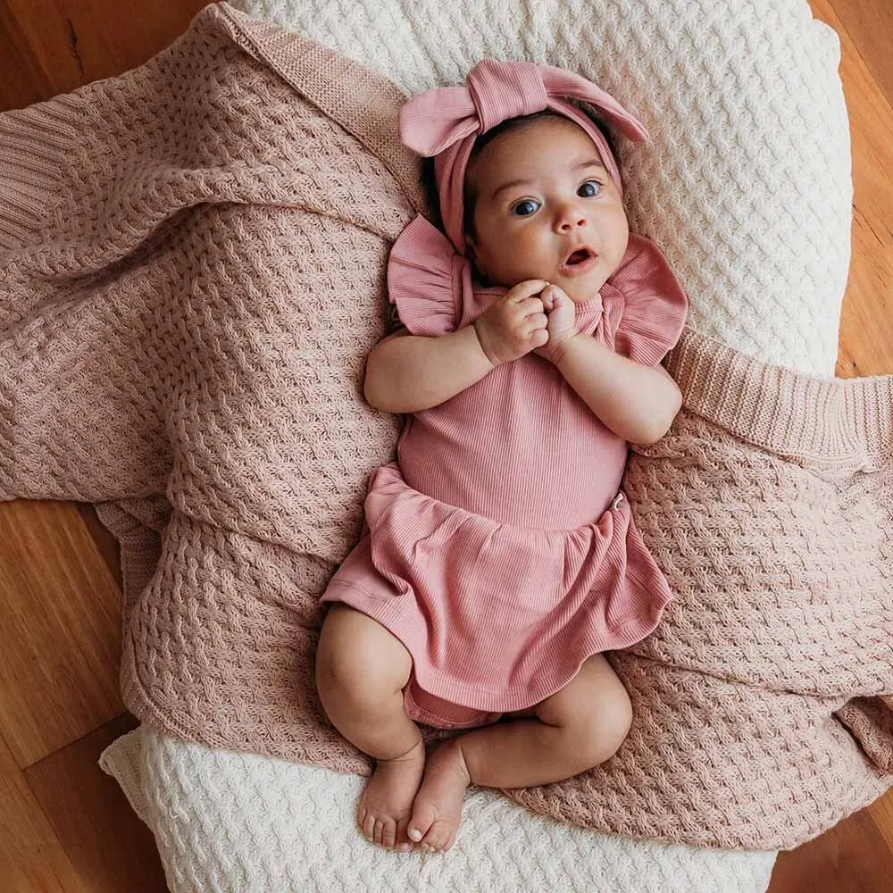 Rose Short Sleeve Organic Dress