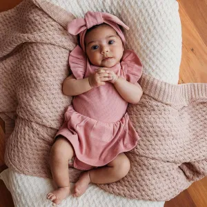Rose Short Sleeve Organic Dress