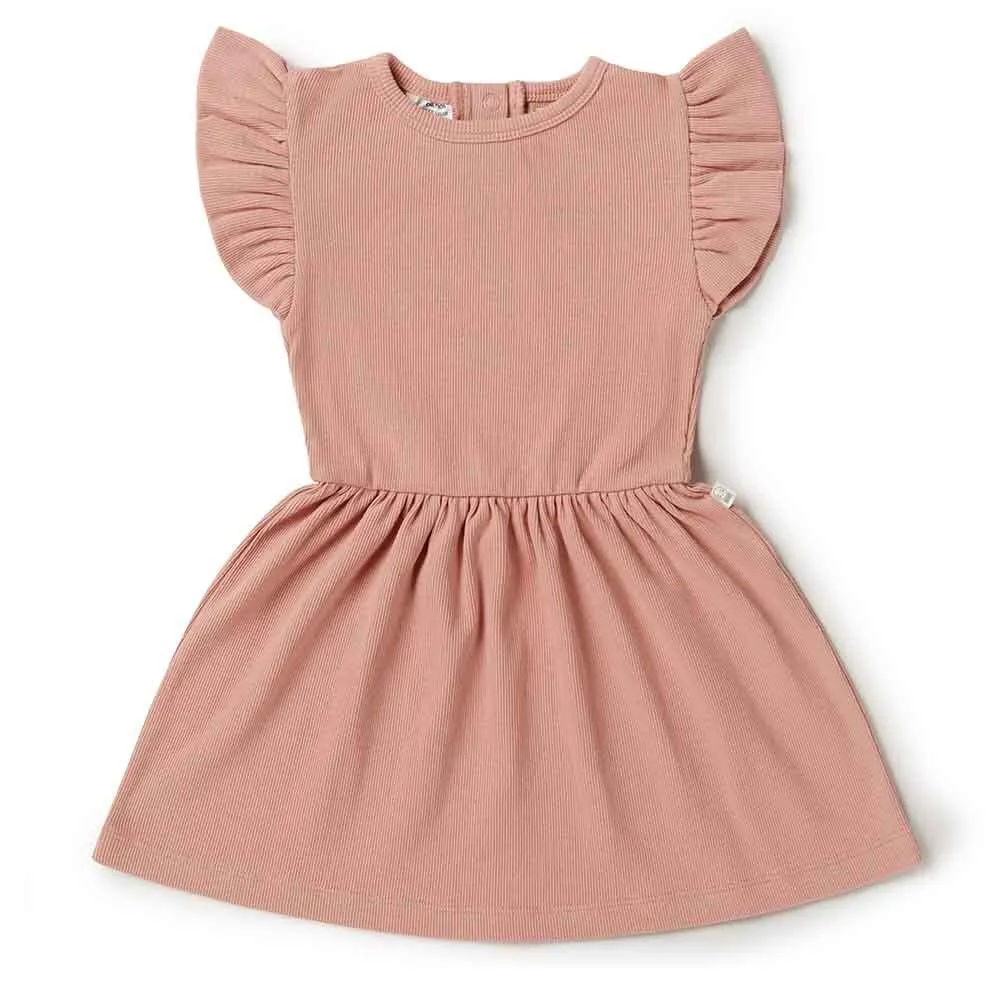 Rose Short Sleeve Organic Dress